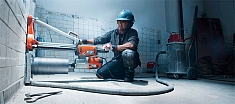 Использование водосборных коллекторов жидкого шлама Husqvarna O-образного 220 мм