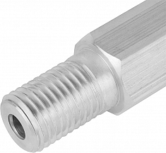 Наружная резьба удлинителя алюминиевого для алмазных коронок Diam 1 1/4, 500 мм Наружная резьба удлинителя алюминиевого для алмазных коронок Diam 1 1/4, 500 мм