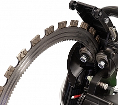 Верхние ролики электрического кольцереза по бетону Diamaster Titan-400 V2